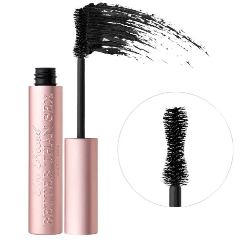 Too Faced Better Than Sex Mascara Original Deep Black = voluminous lashes 🩷